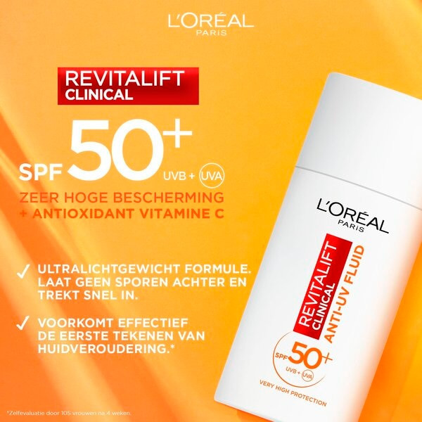 ضد آفتاب فلوئیدی لورآل Revitalift Clinical SPF50+
