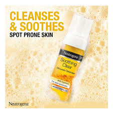 فوم شستشوی صورت نوتروژینا Soothing Clear حاوی زردچوبه