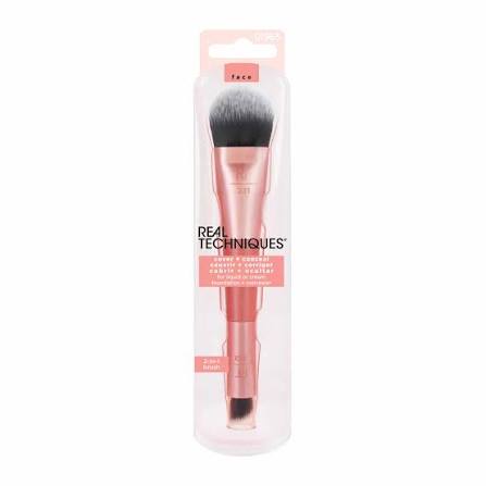 براش دو سر کانسیلر و کرم پودر ریل تکنیک مدل Cover + Conceal Brush (کدهای 231 و 232)