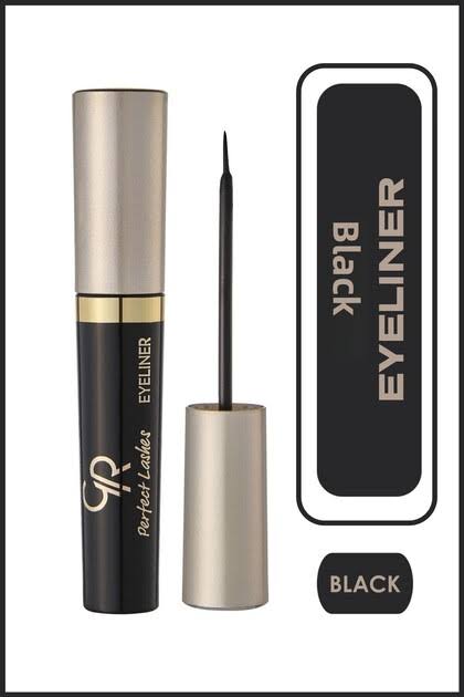 خط چشم مایع بلک آیلاینر گلدن رز مدل Perfect Lashes