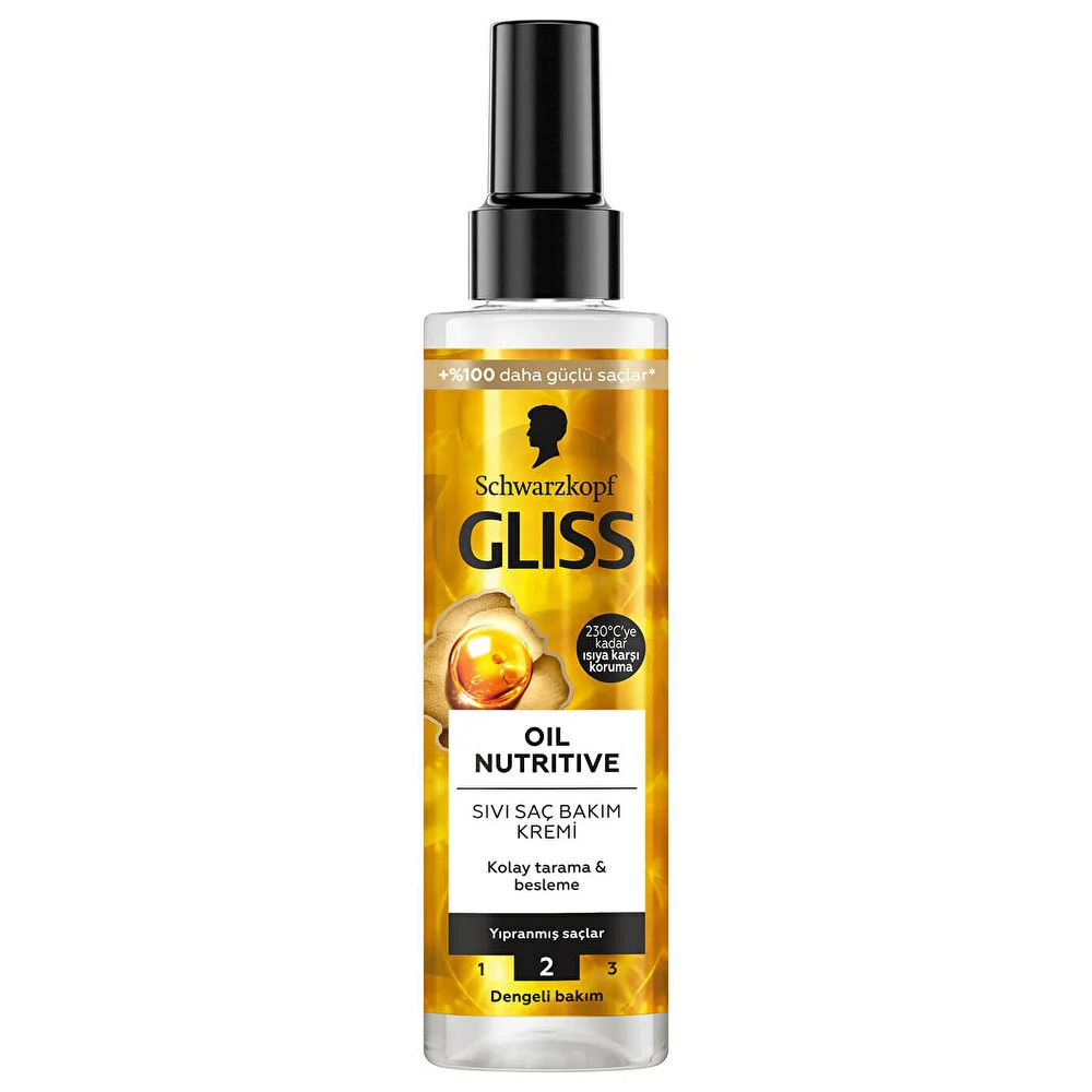 اسپری دوفاز گلیس مدل Oil Nutritive (مغذی و محافظ حرارتی)