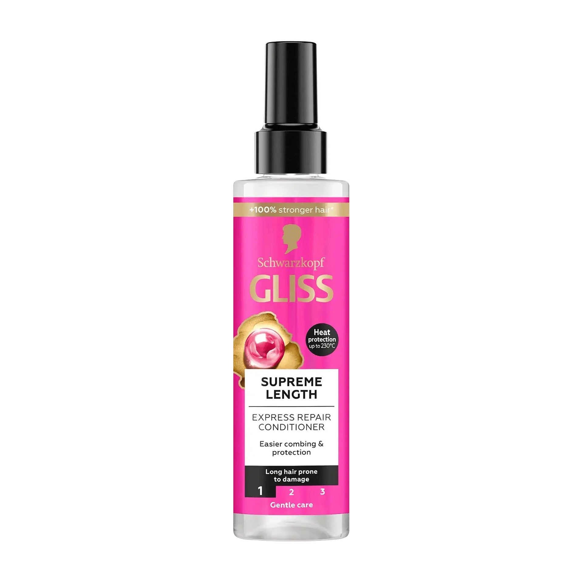 اسپری دوفاز گلیس حاوی بیوتین مدل Supreme Length (مخصوص موهای بلند)