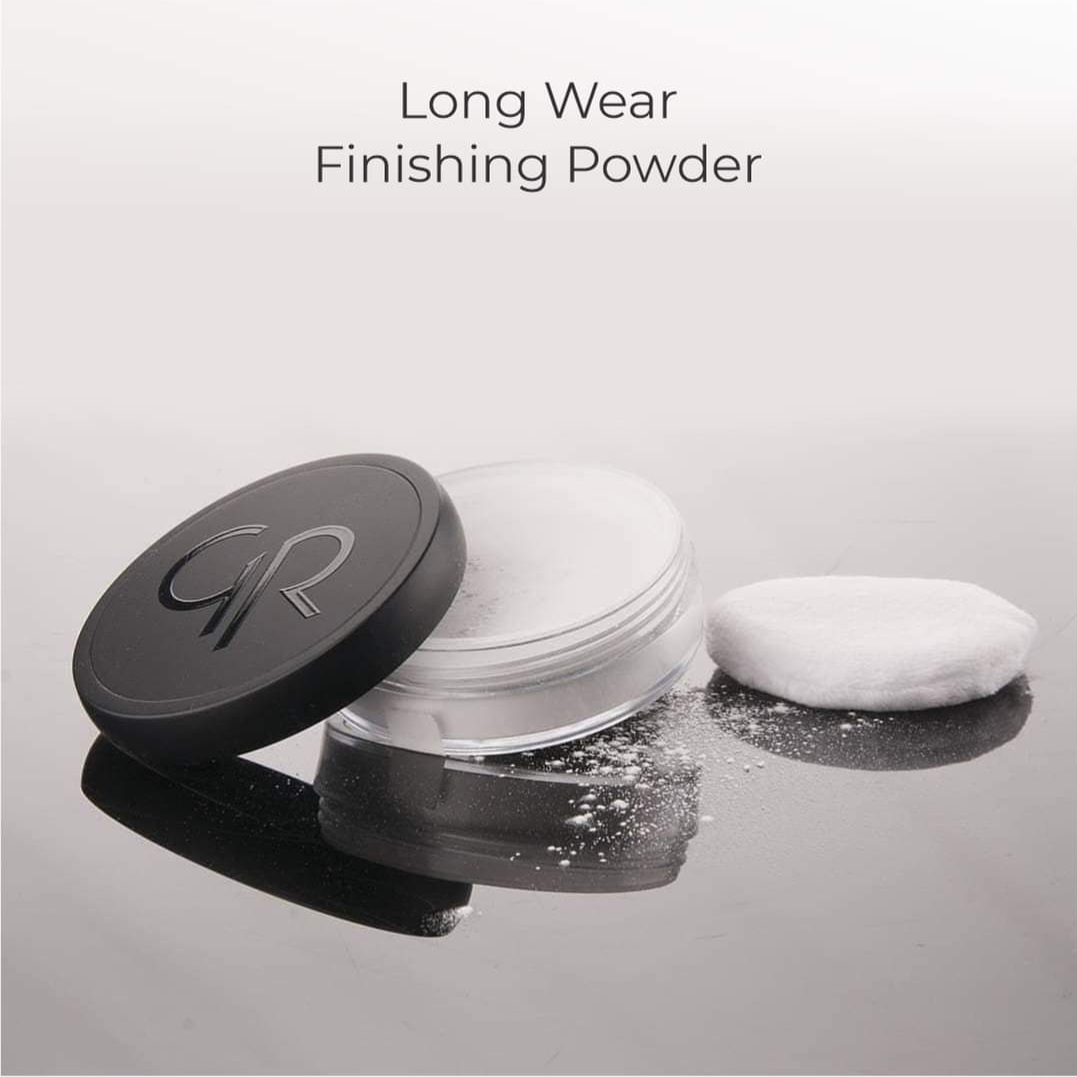پودر فیکس بی رنگ گلدن رز مدل Long Wear