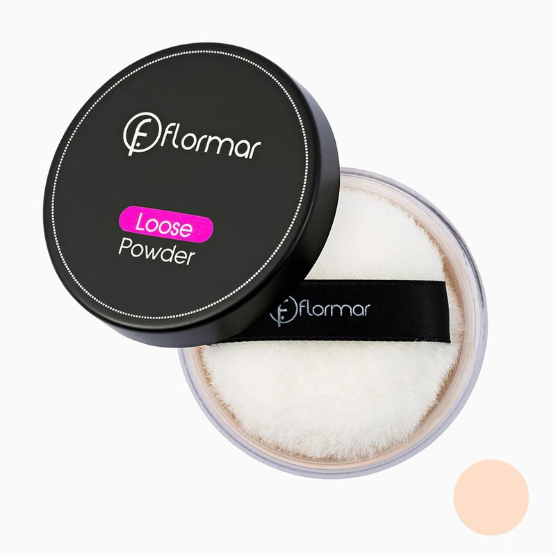 پودر فیکس فلورمار (Flormar) مدل Loose Powder شماره 001 رنگ Pale Sand
