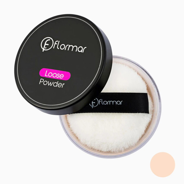 پودر فیکس فلورمار (Flormar) مدل Loose Powder شماره 001 رنگ Pale Sand