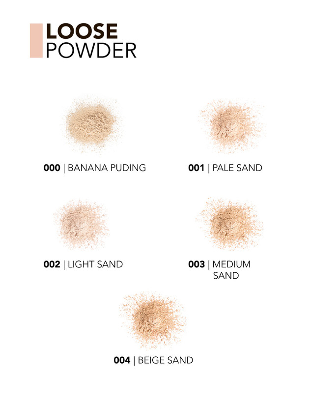 پودر فیکس فلورمار (Flormar) مدل Loose Powder شماره 001 رنگ Pale Sand