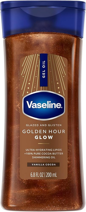 روغن ژل درخشانکننده بدن وازلین (Vaseline) مدل Golden Hour Glow