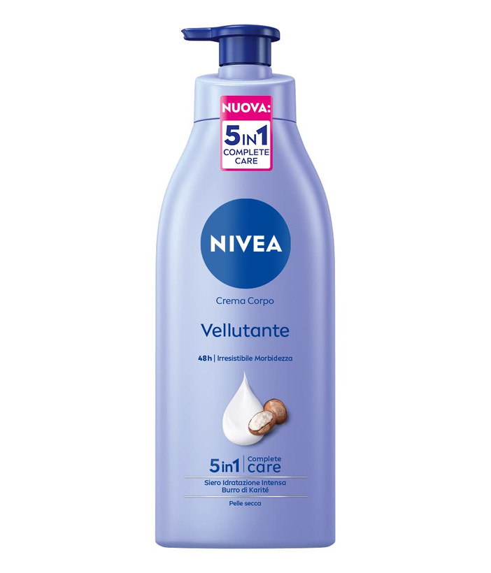 لوسیون بدن نیوآ مدل Vellutante 5in1 Complete Care مناسب پوست خشک حجم 500 میلیلیتر