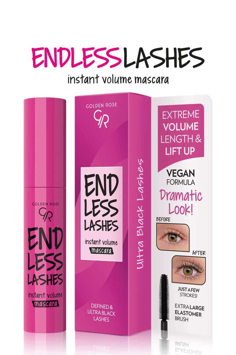 ریمل حجم‌دهنده و بلندکننده گلدن رز مدل Endless Lashes