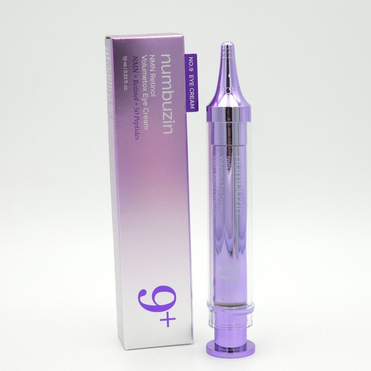 کرم دور چشم ضد چروک، لیفتکننده و حجمدهنده نامبوزین (numbuzin) شماره +9 مدل NMN Retinol Volumetox حجم ۱۰ میلیلیتر
