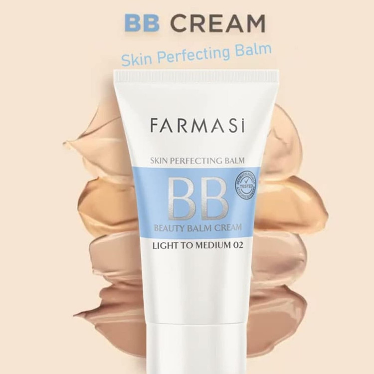 کرم بیبی (BB) فارماسی (Farmasi) مدل Beauty Balm Cream حجم 50 میلیلیتر (مجموعه رنگبندی 01 و 03)
