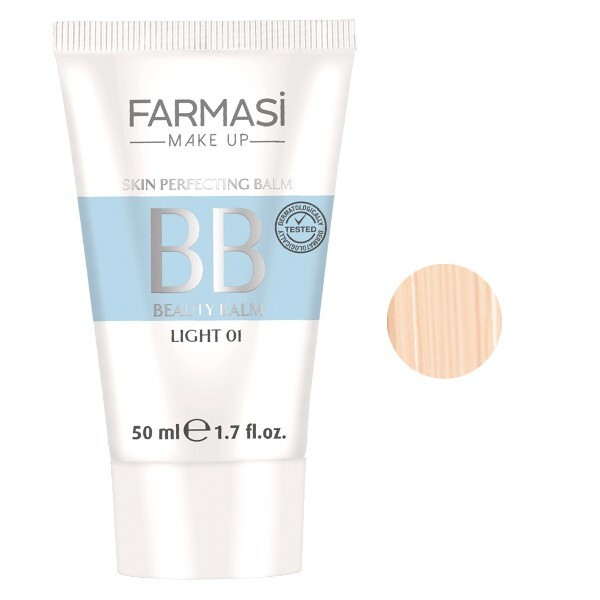 کرم بیبی (BB) فارماسی (Farmasi) مدل Beauty Balm Cream حجم 50 میلیلیتر (مجموعه رنگبندی 01 و 03)