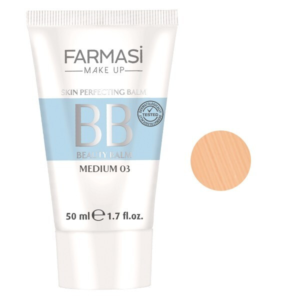 کرم بیبی (BB) فارماسی (Farmasi) مدل Beauty Balm Cream حجم 50 میلیلیتر (مجموعه رنگبندی 01 و 03)