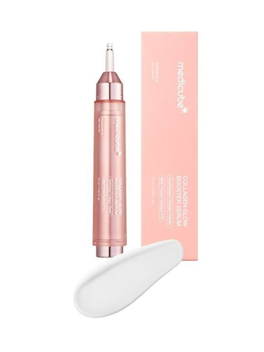 سرم بوستر کلاژن و درخشانکننده مدیکیوپ (Medicube) مدل Collagen Glow Booster Serum - حجم ۱۵ میلیلیتر