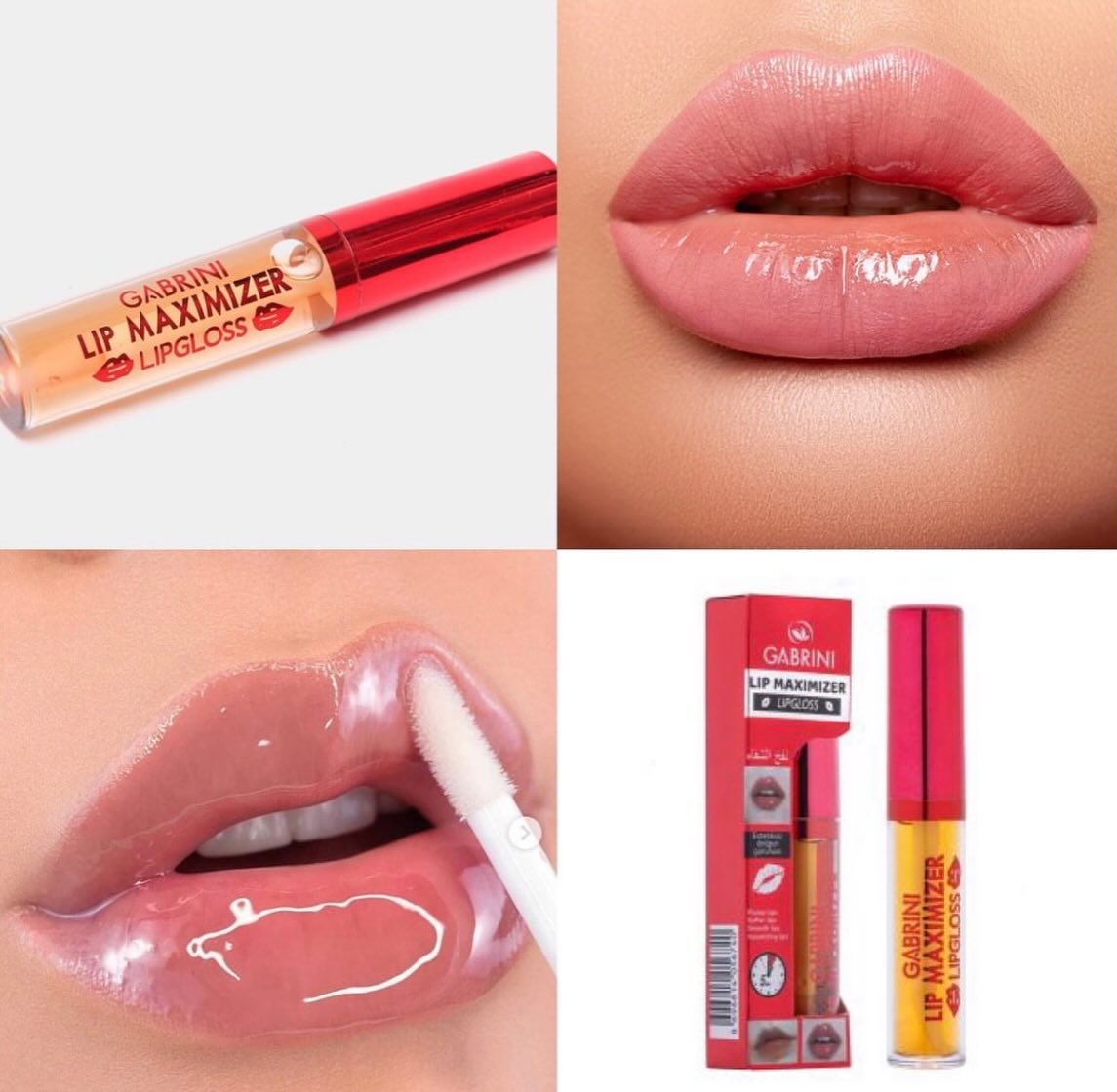 لیپ گلاس حجم‌دهنده و براق‌کننده لب گابرینی (Gabrini Lip Maximizer