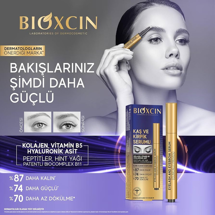 سرم تقویت مژه و ابرو بیوکسین (Bioxcin)