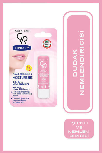 بالم لب مرطوبکننده و براقکننده گلدن رز (مدل Pearl Shimmer & Moisturisers)